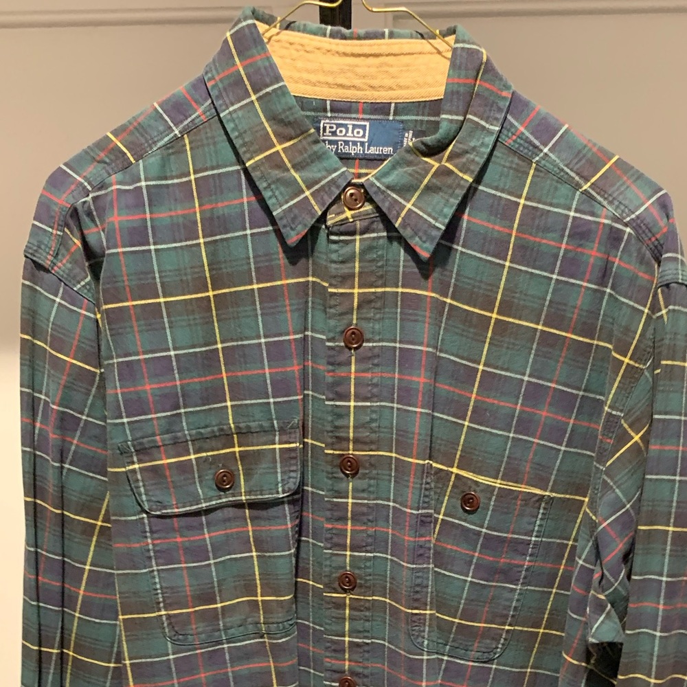 Vintage Ralph Lauren polo flannel